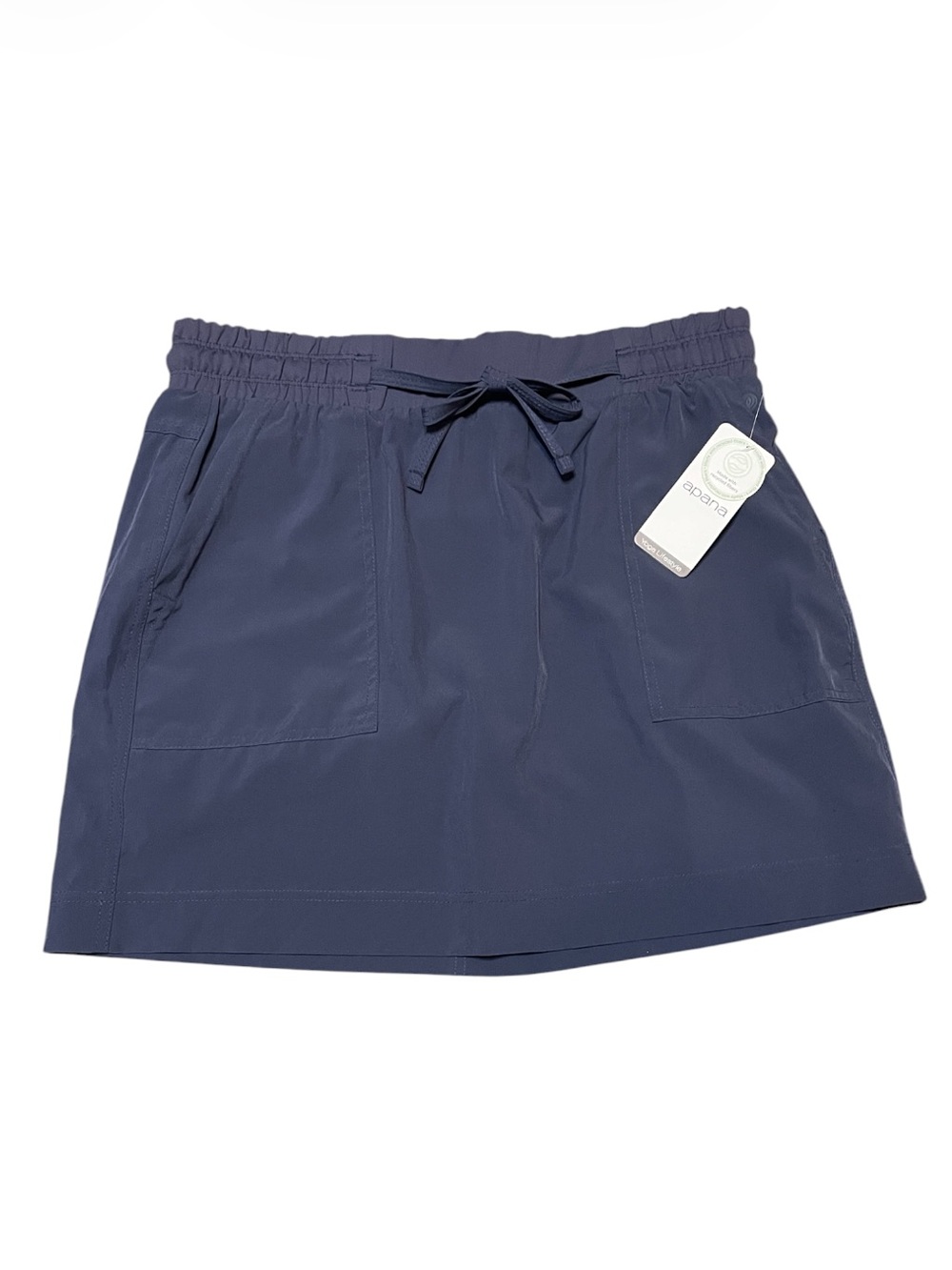 NWT Women's Apana Yoga Lifestyle Athletic Skort Gray Size Medium